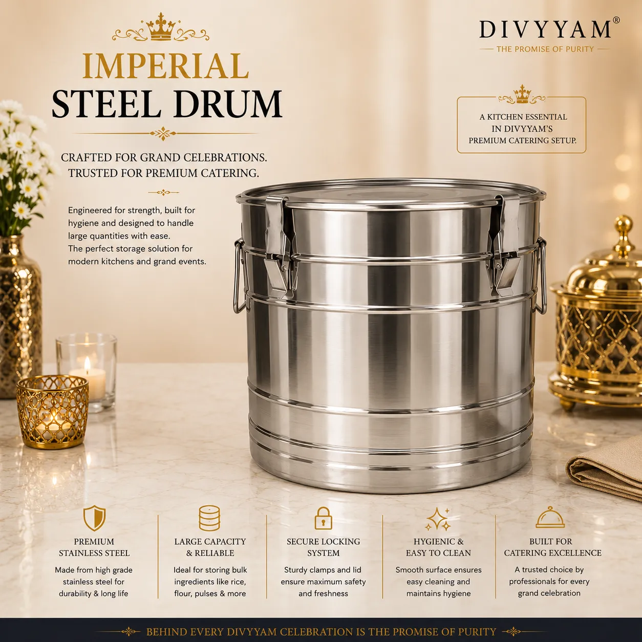 Imperial Steel Drum presentation by D I V Y A M®